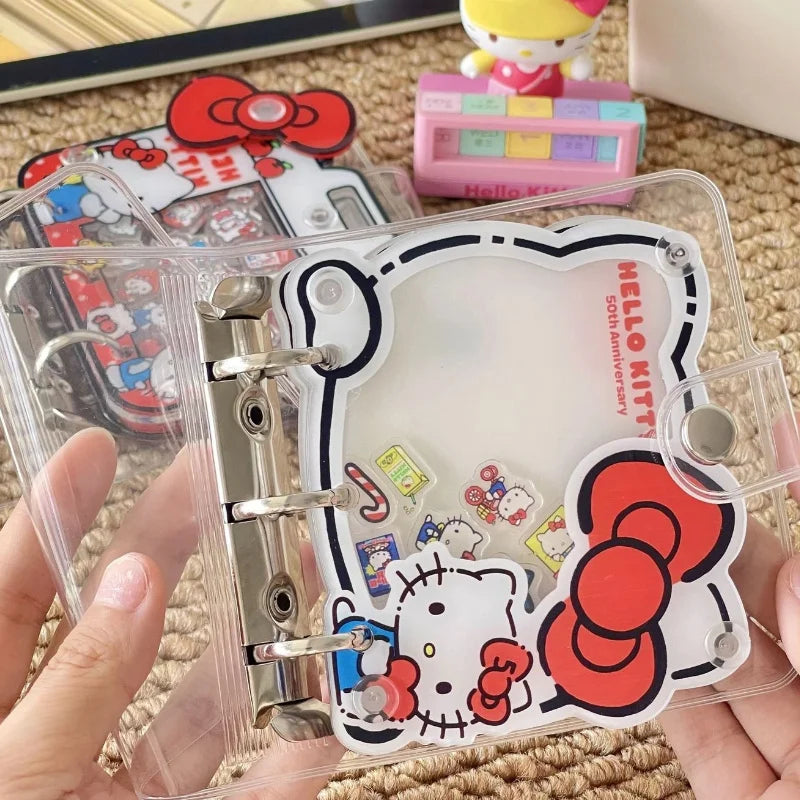 New Cute Kitten Folding Clip For 3-Inch Celebrity Card Album Diy Acrylic Album Creative Cartoon Animal A8 Album Christmas Gift