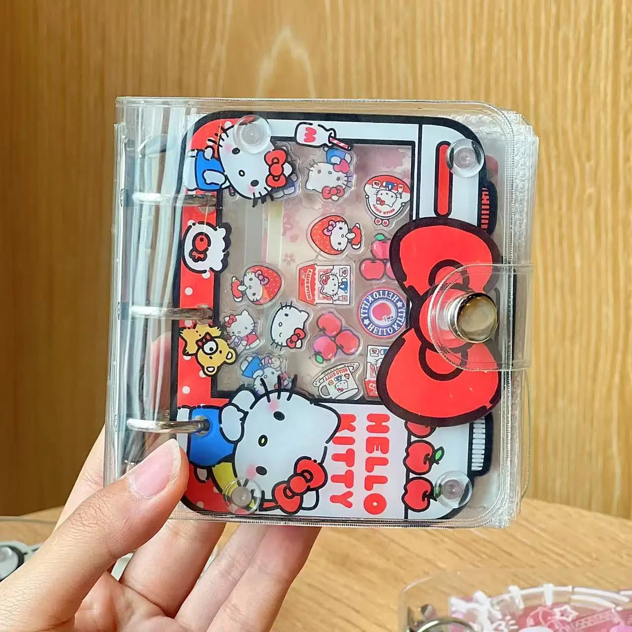 New Cute Kitten Folding Clip For 3-Inch Celebrity Card Album Diy Acrylic Album Creative Cartoon Animal A8 Album Christmas Gift