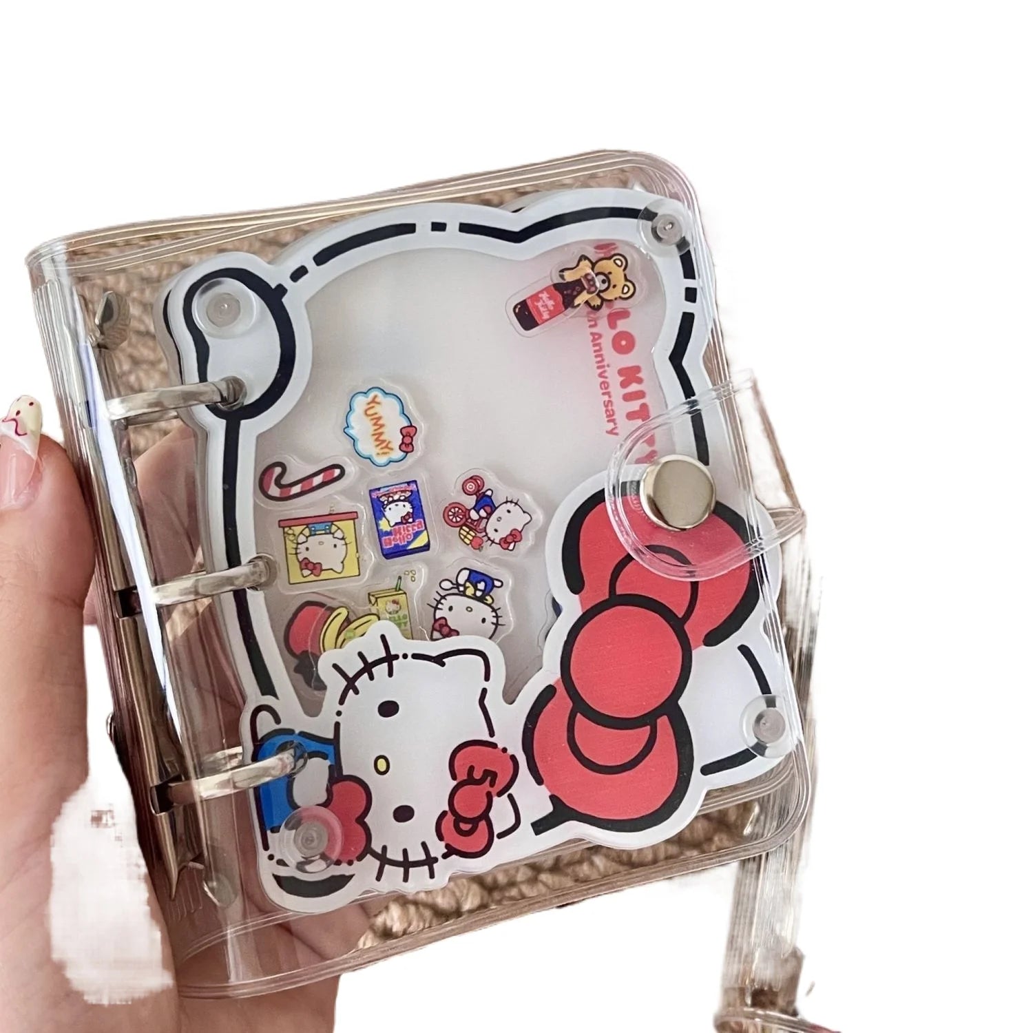 New Cute Kitten Folding Clip For 3-Inch Celebrity Card Album Diy Acrylic Album Creative Cartoon Animal A8 Album Christmas Gift