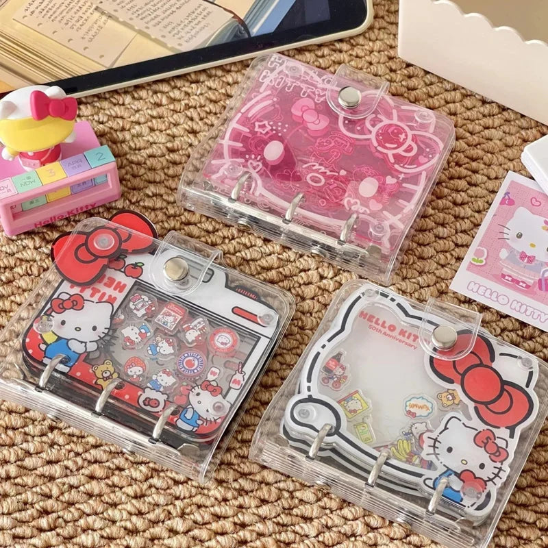 New Cute Kitten Folding Clip For 3-Inch Celebrity Card Album Diy Acrylic Album Creative Cartoon Animal A8 Album Christmas Gift